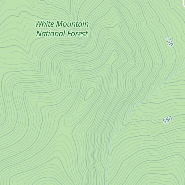 Map of Peak Above the Nubble