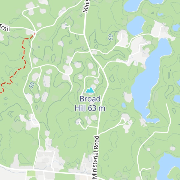 Map of Broad Hill