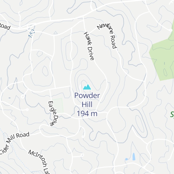 Map of Powder Hill