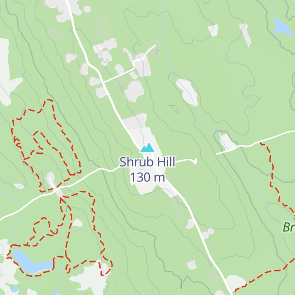 Map of Shrub Hill