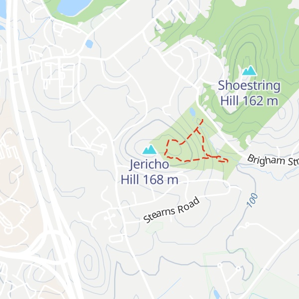 Map of Jericho Hill