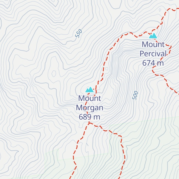 Map of Mount Morgan