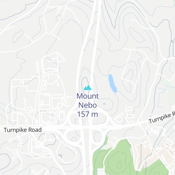 Map of Mount Nebo
