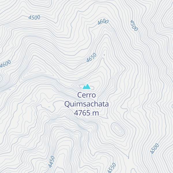 Map of Cerro Quimsachata