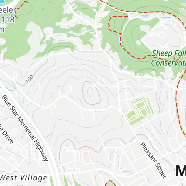 Map of West Hill