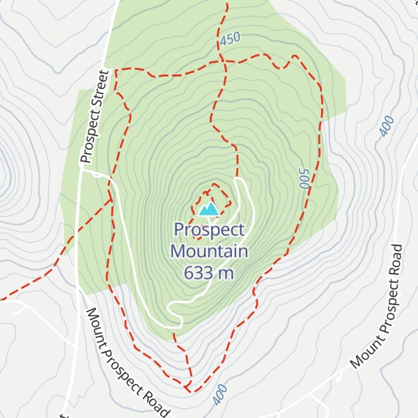 Map of Prospect Mountain