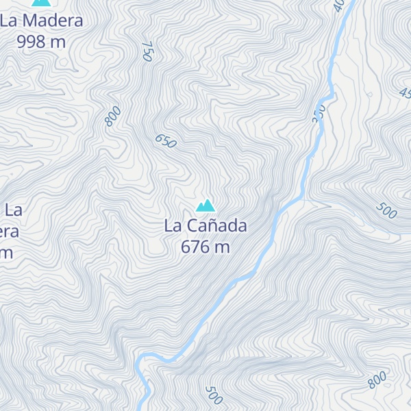 Map of La Cañada