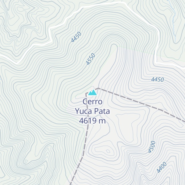 Map of Cerro Yuca Pata