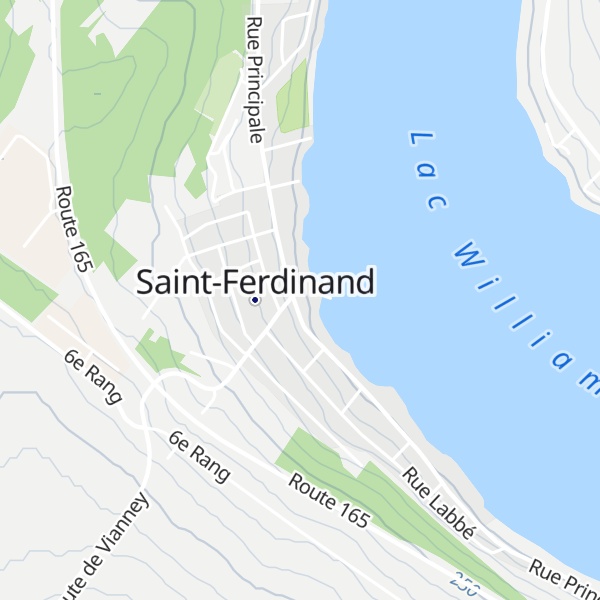 Map of Gîte du lac William