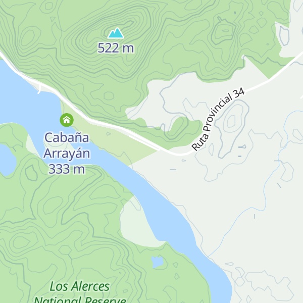 Map of Cabaña Enebro