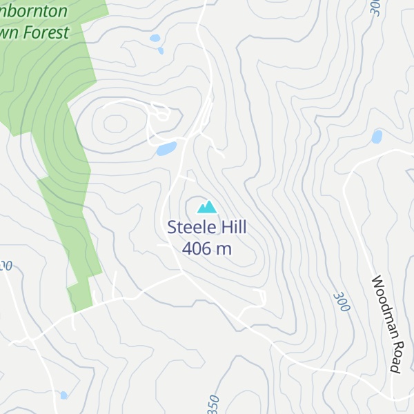 Map of Steele Hill