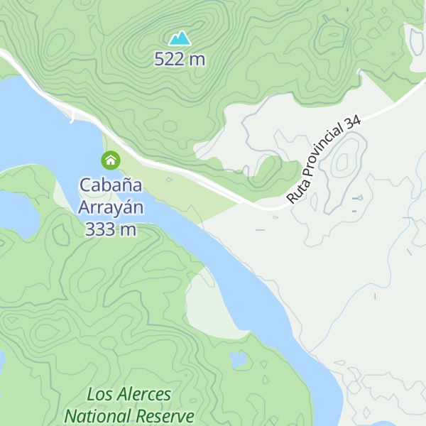 Map of Cabaña Laura