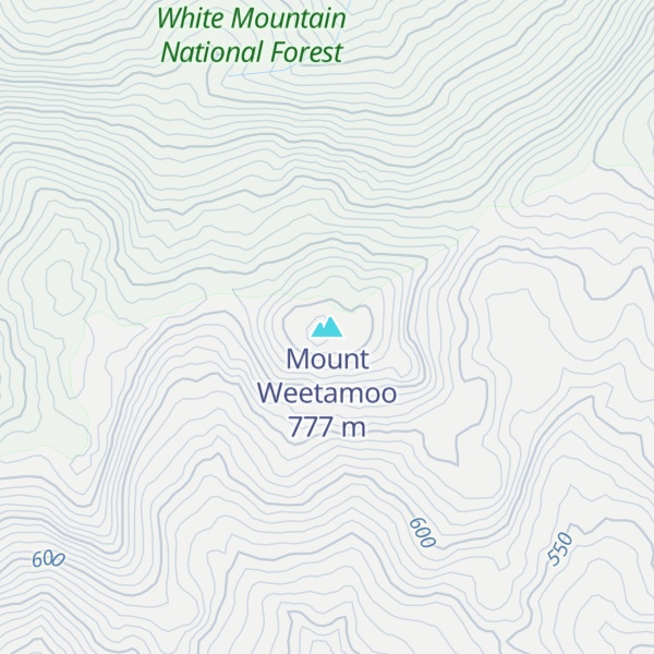 Map of Mount Weetamoo