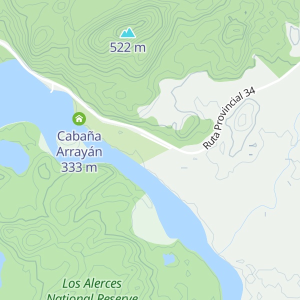 Map of Cabaña Lenga