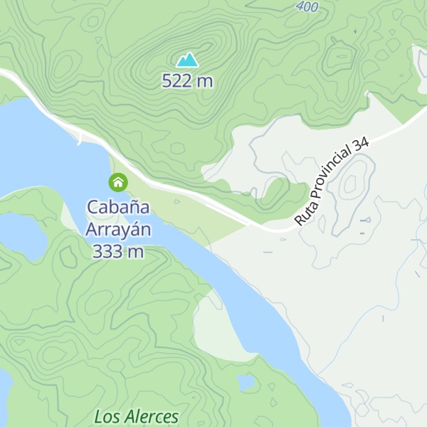Map of Cabaña Notro