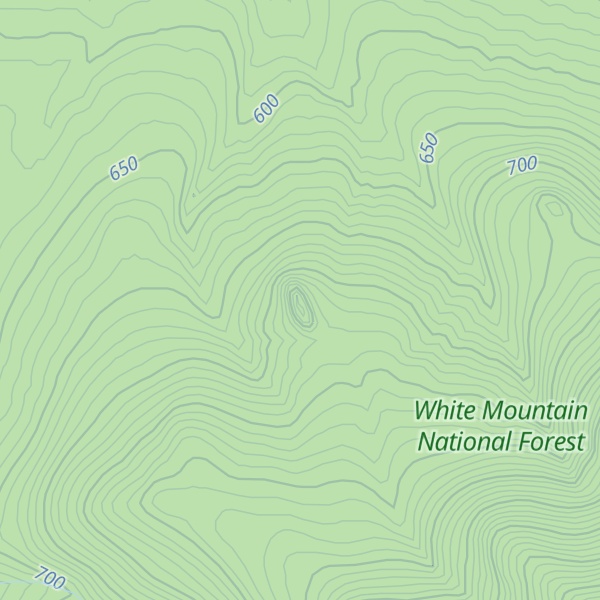 Map of Haystack Mountain