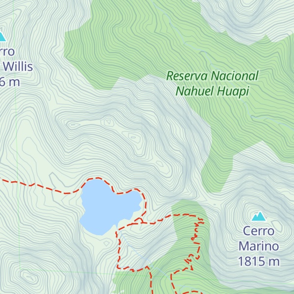 Map of Cerro Manolo