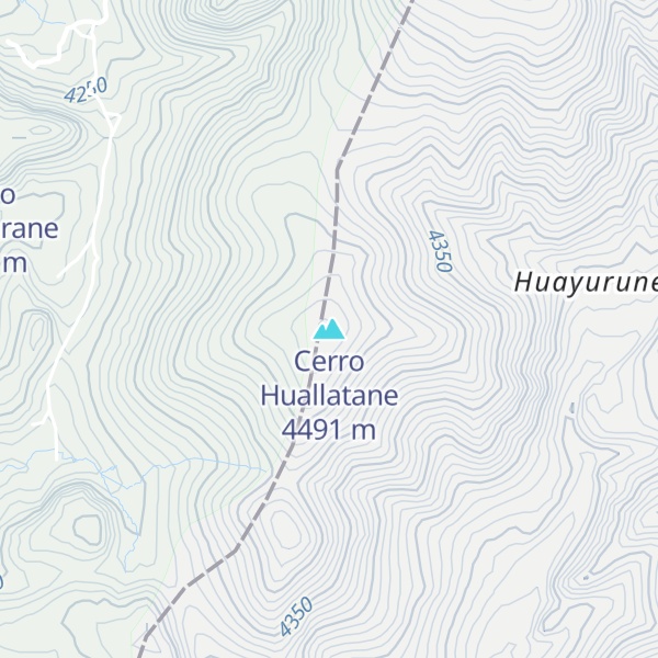 Map of Cerro Huallatane