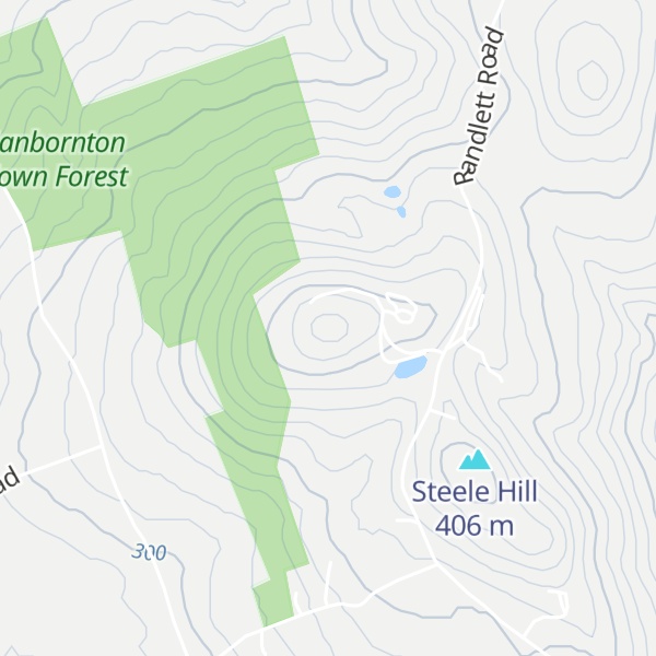 Map of Eastman Hill