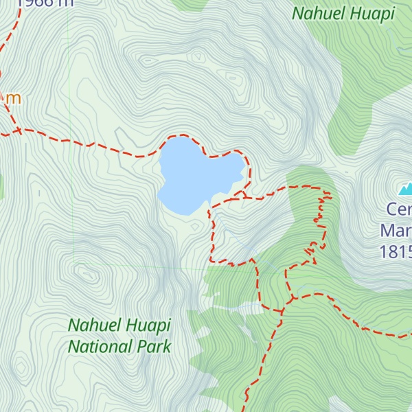 Map of Refugio Italia Manfredo Segre