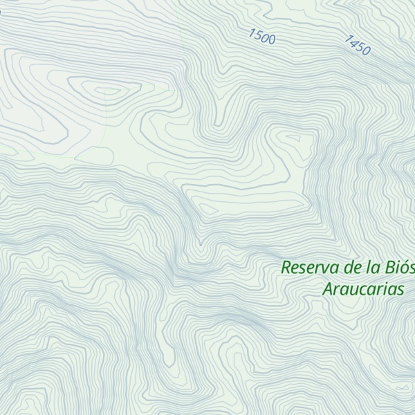 Map of Cerro Chene