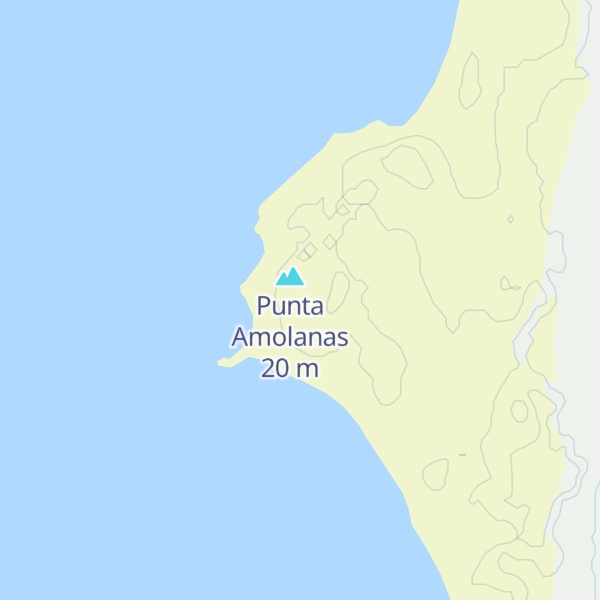 Map of Punta Amolanos