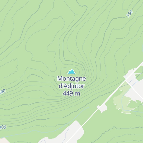 Map of Montagne d'Adjutor