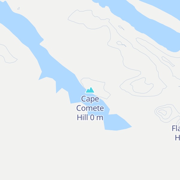 Map of Cape Comete Hill