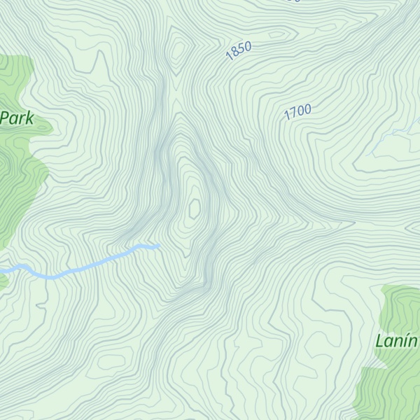Map of Cerro Huanquihue