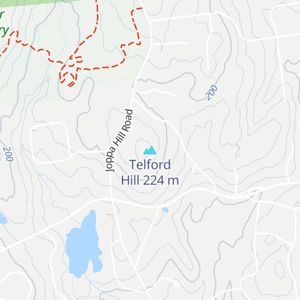 Map of Telford Hill