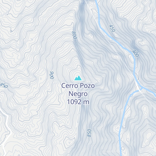 Map of Cerro Pozo Negro
