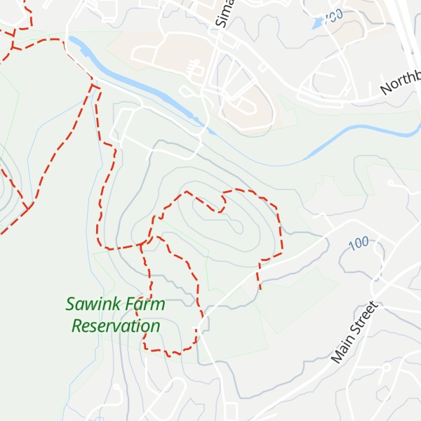 Map of Walnut Hill
