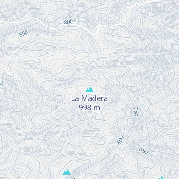 Map of La Madera