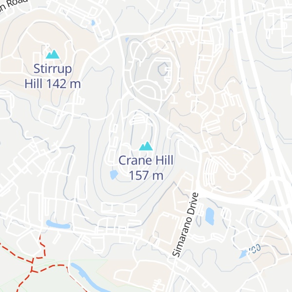 Map of Crane Hill
