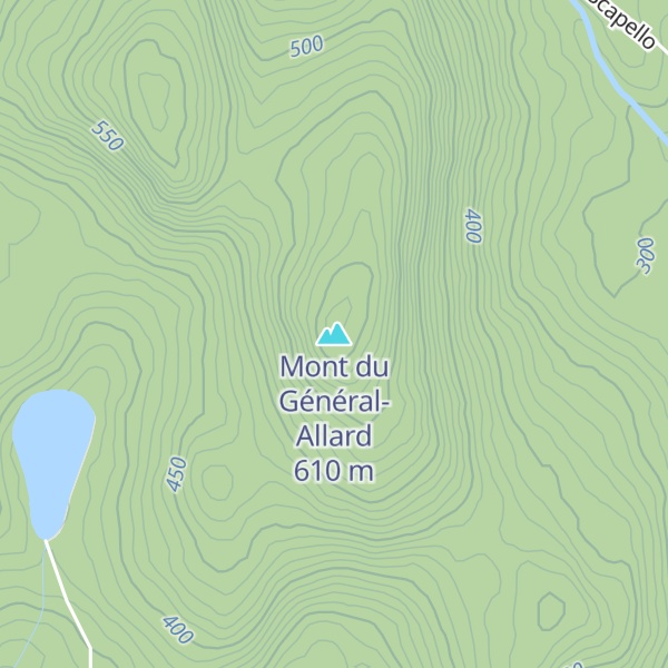 Map of Mont du Général-Allard