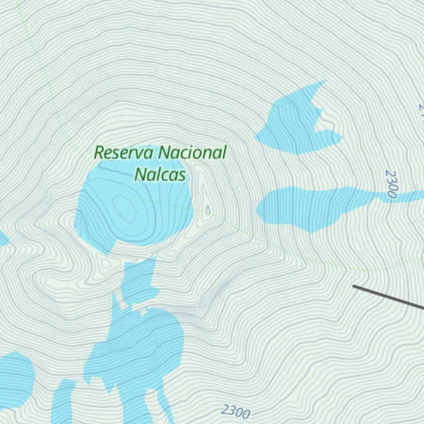 Map of Volcán Lonquimay