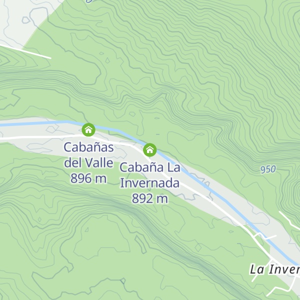 Map of Cabaña La Invernada