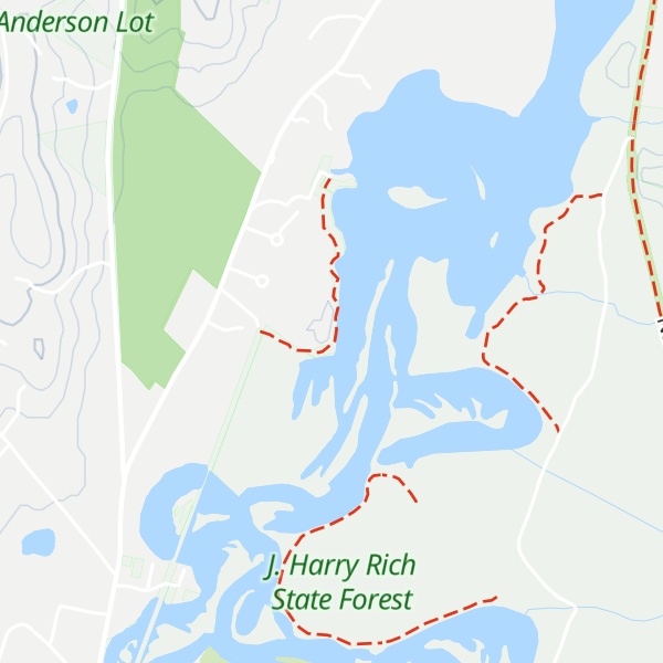 Map of Clarkes Hill