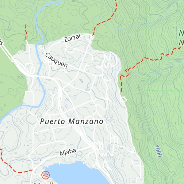 Map of Cabañas Colibri