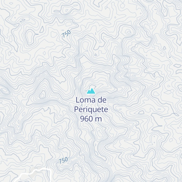 Map of Loma de Periquete