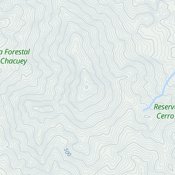 Map of Cerro Chacuey