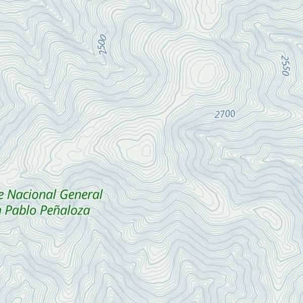 Map of Cerro La Montaña