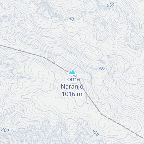 Map of Loma Naranjo