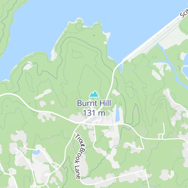 Map of Burnt Hill
