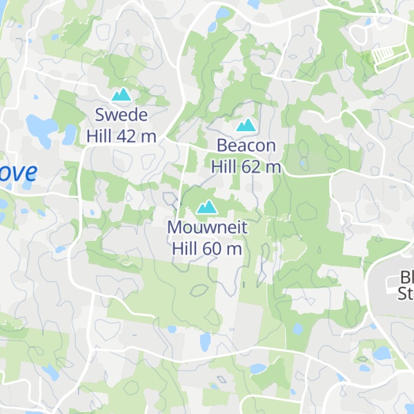 Map of Mouwneit Hill