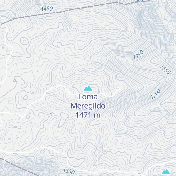 Map of Loma Meregildo