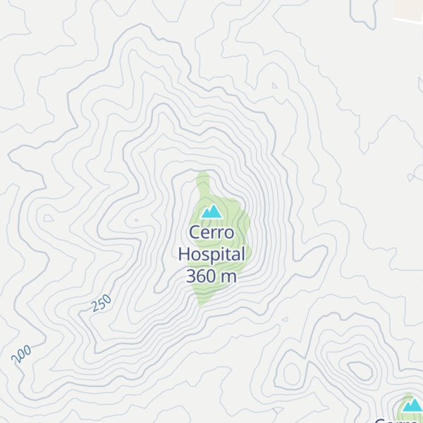 Map of Cerro Hospital