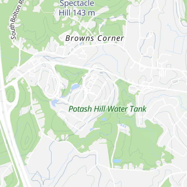 Map of Potash Hill