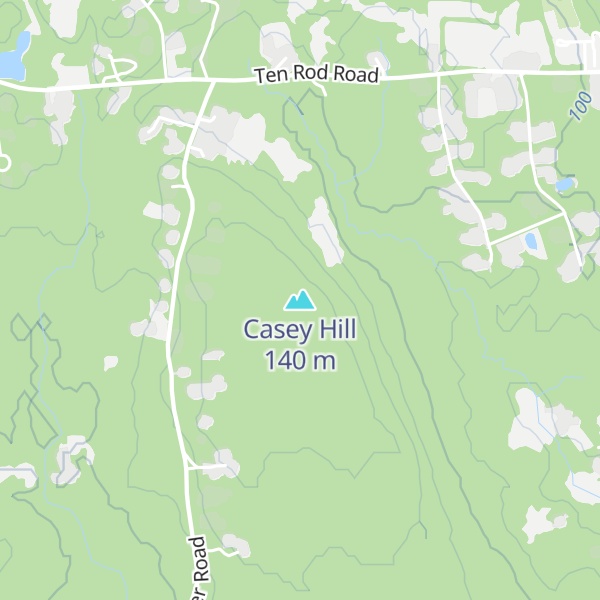 Map of Casey Hill
