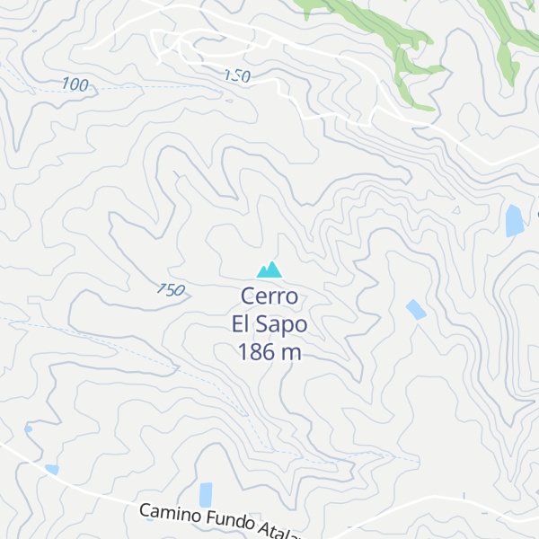 Map of Cerro El Sapo